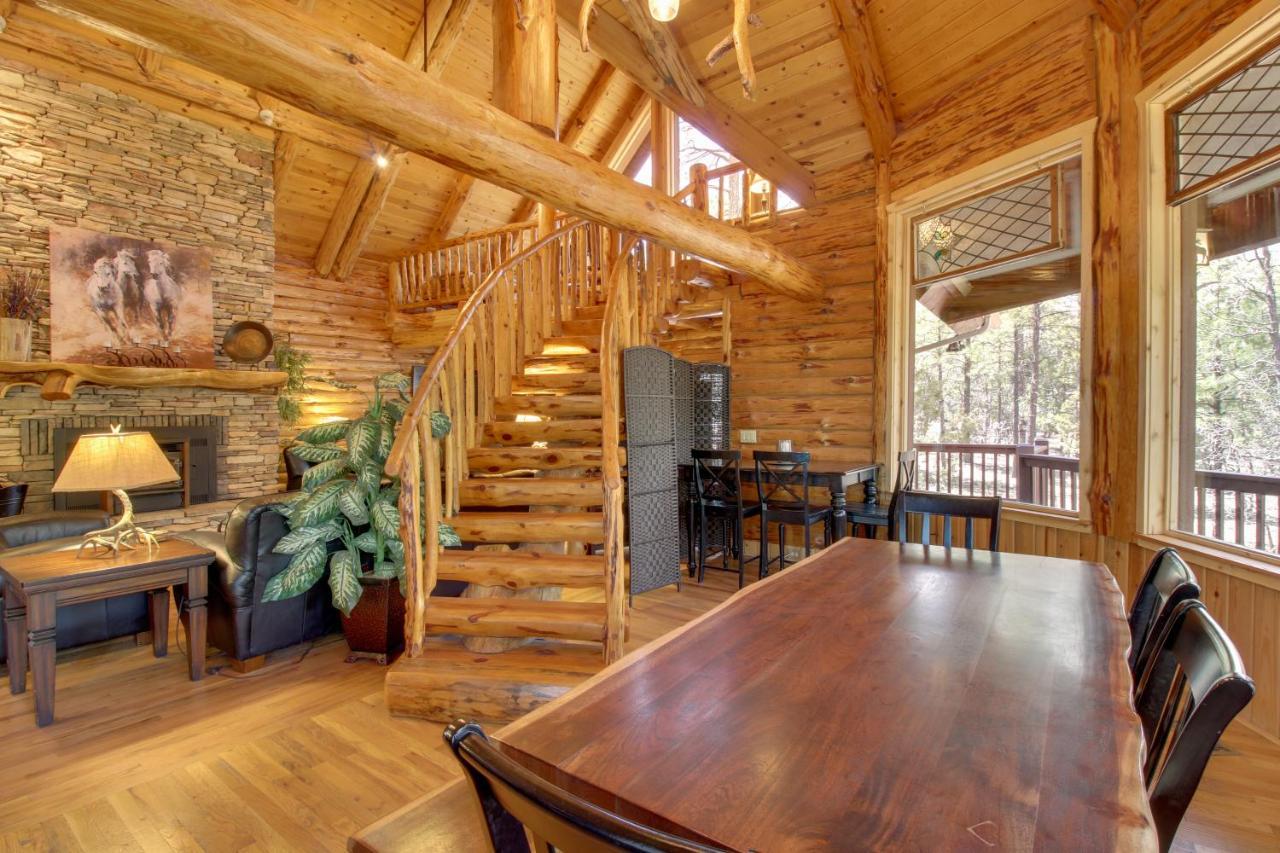 Lakeside Cabin On 2 Acres With Fire Pit And Hot Tub! Pinetop-Lakeside Exterior foto