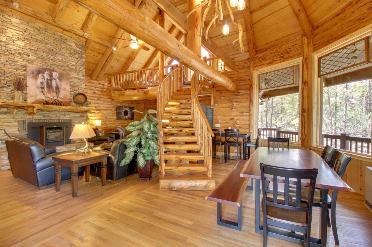 Lakeside Cabin On 2 Acres With Fire Pit And Hot Tub! Pinetop-Lakeside Exterior foto